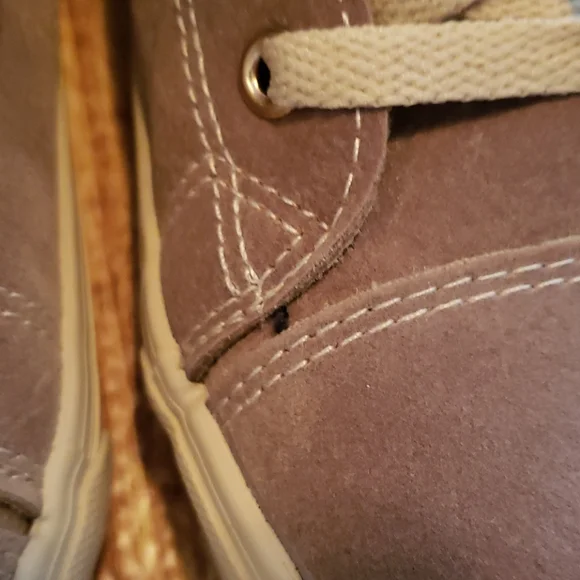 Fashion casual Sneakers Taupe faux fur lined casual comfort mid ankle high tops - Picture 7 of 9